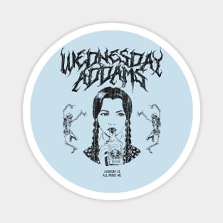 Wednesday Addams Metal Magnet